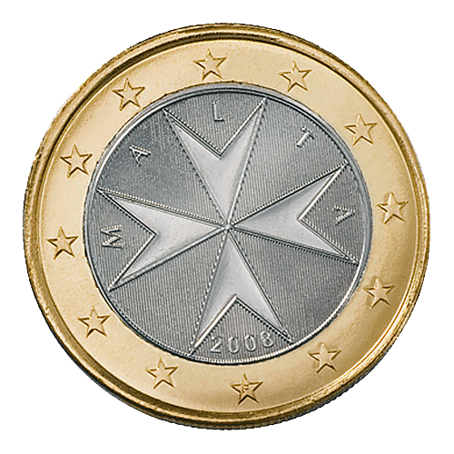 Euro coins (Malta 1 EURO 2008) - YuriBS.com - The Black Scorpion